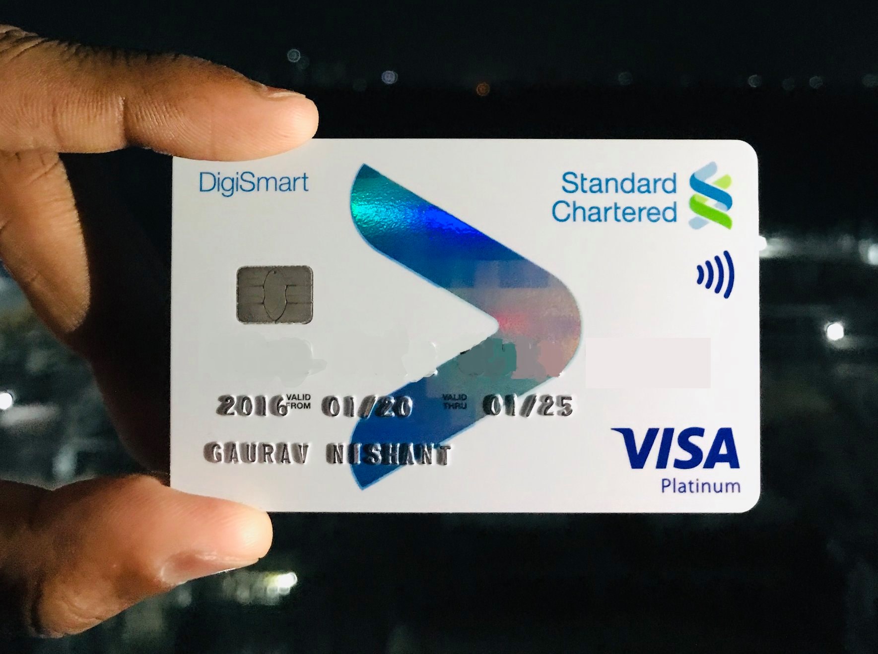 Card credit standard chartered